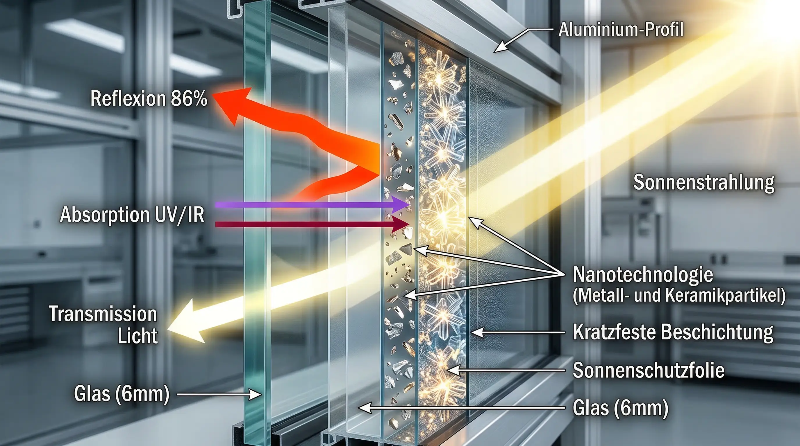 Sonnenschutzfolien Zürich